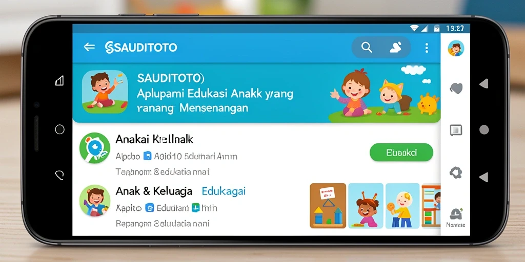 Tampilan antarmuka aplikasi <strong>SAUDITOTO</strong> yang edukatif dan menarik bagi anak.