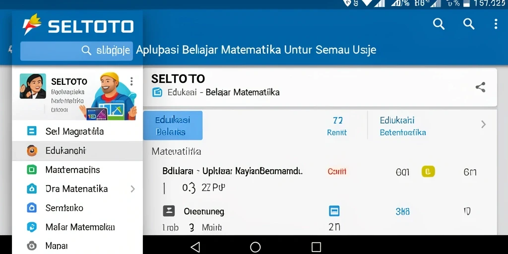 Tampilan antarmuka aplikasi SELTOTO yang interaktif dan menarik.