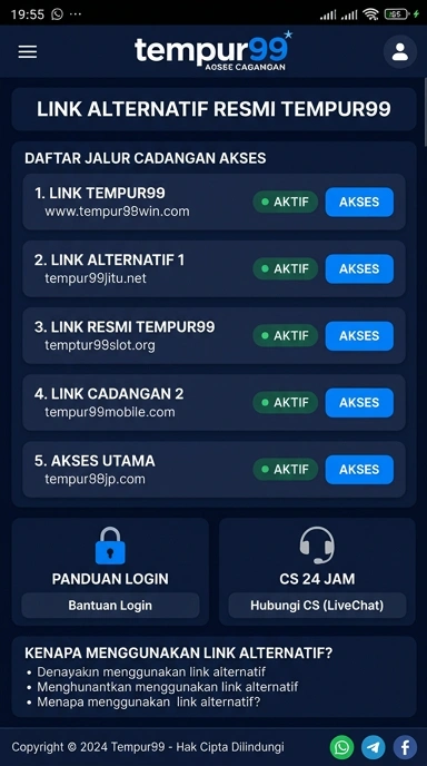 Link Alternatif Tempur99 untuk Pengguna Android